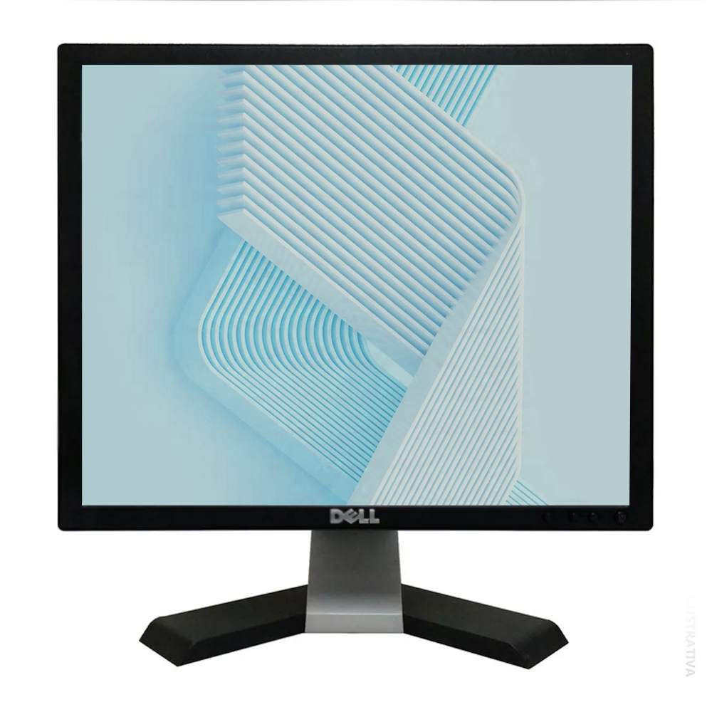 Monitor Dell E170Sc 17P Quadrado Base Fixa VGA